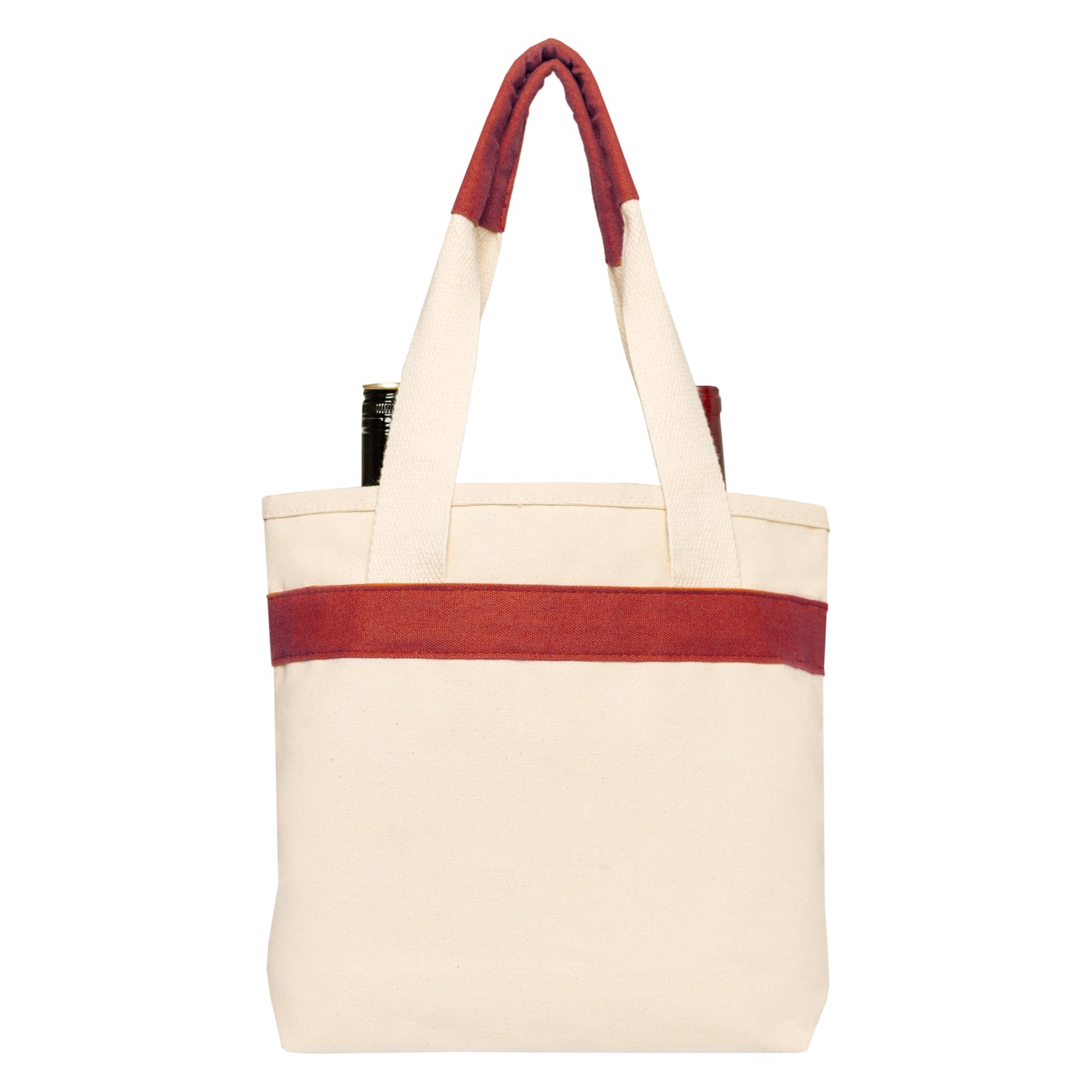 Grande Wine Tote 15 Oz Canvas