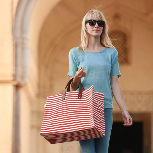 Manhattan Tote Stripe - Tag&Crew