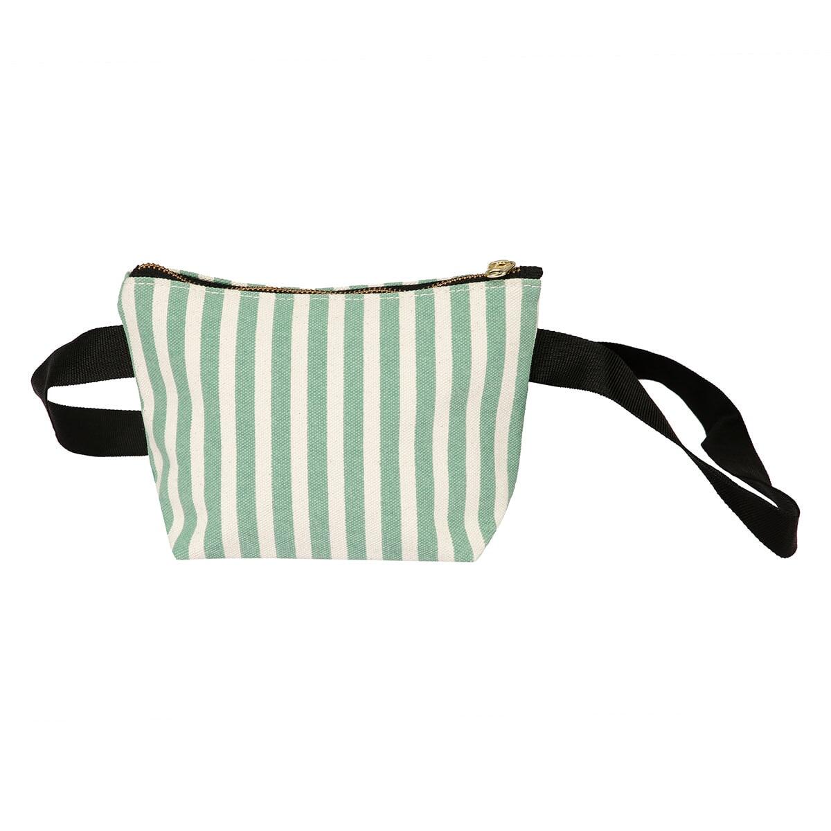 Nagoya Crossbody Sling Stripe Tag&Crew Sage Leaf