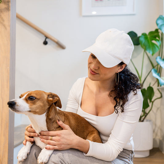 Pure White Cap with Silver Buckle