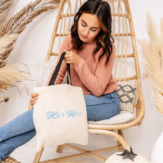 Grocery Tote with Bold Handles