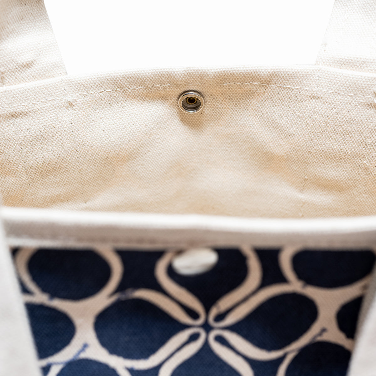 Ventura Tote Mini Blue Clover 18 Oz Heavyweight Canvas