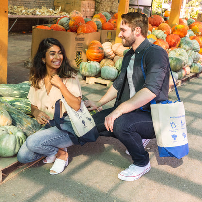 Two Tone Grocery Tote 10 Oz Canvas