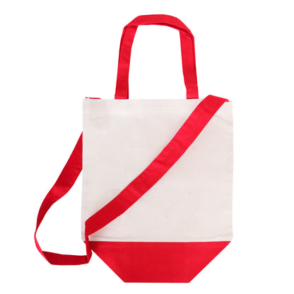 Two Tone Grocery Tote 10 Oz Canvas