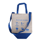 Two Tone Grocery Tote 10 Oz Canvas