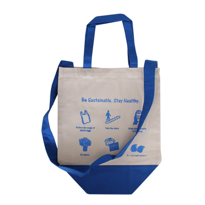 Two Tone Grocery Tote 10 Oz Canvas