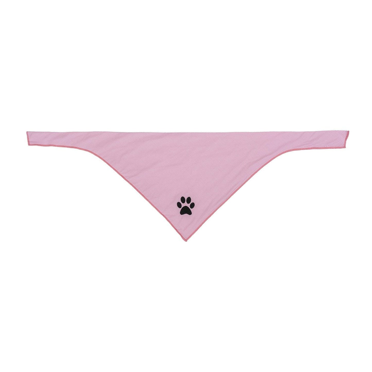 Pet Bandana Tag&Crew Pink Stripe Large Small 