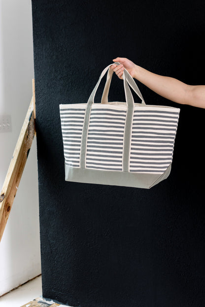 Boat Tote Large Stripe - Tag&Crew