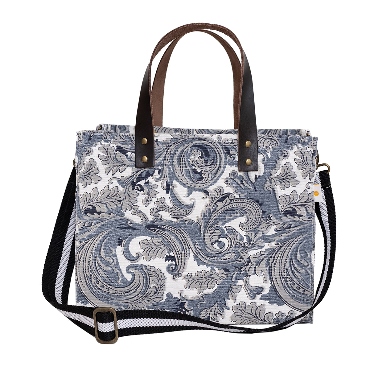 Brooklyn Tote Paisley with Cotton Web Straps