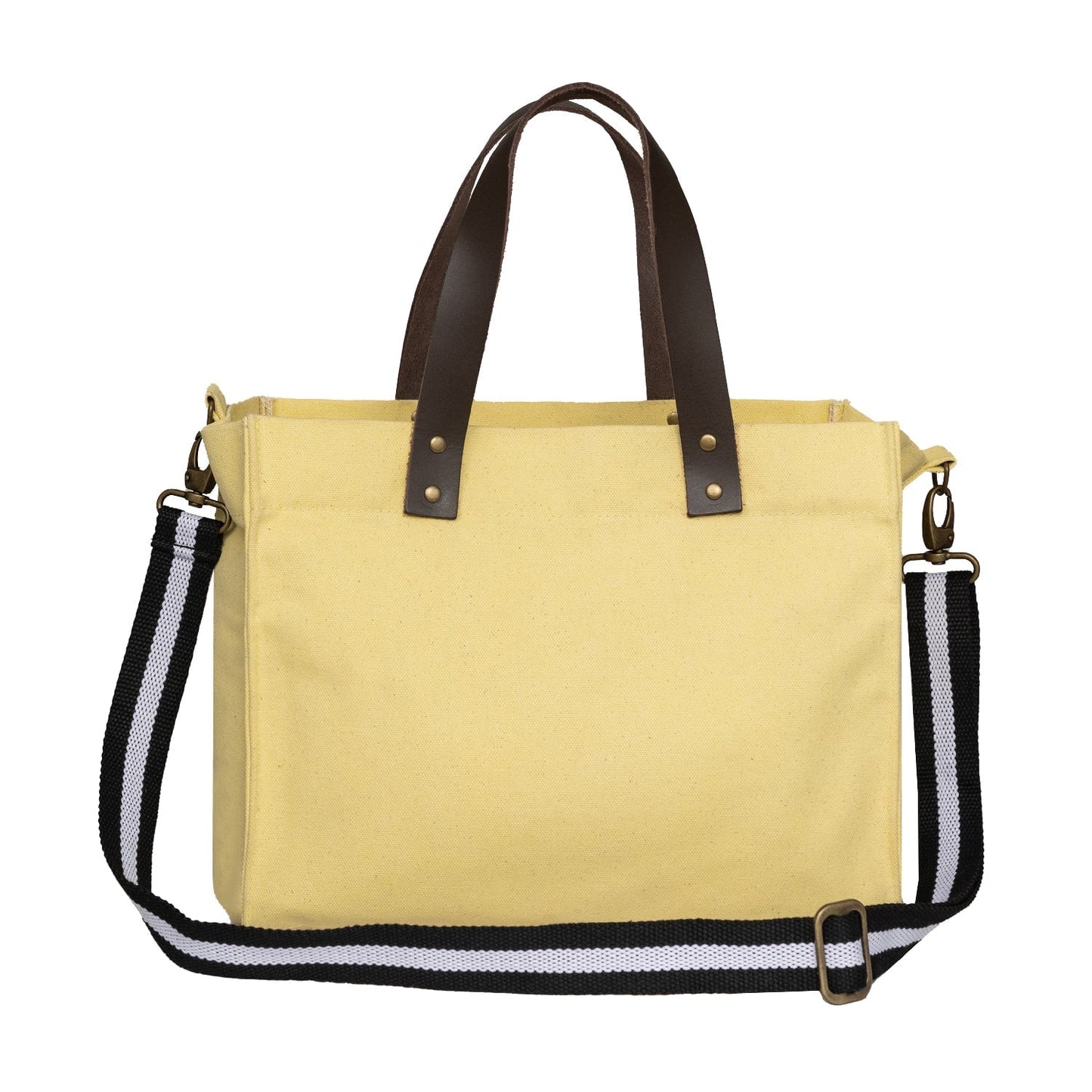 Brooklyn Tote with Cotton Web Straps Tote Tag&Crew Pale Yellow 