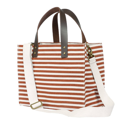 Brooklyn Tote Stripe Tag&Crew 