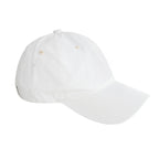 Pure White Cap with Silver Buckle