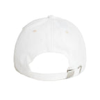 Pure White Cap with Silver Buckle