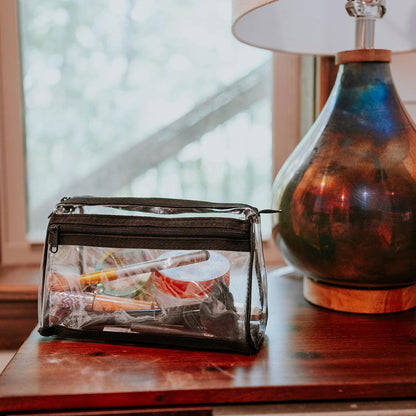 Crystal Clear 2 Zippered Pouch - Tag&Crew