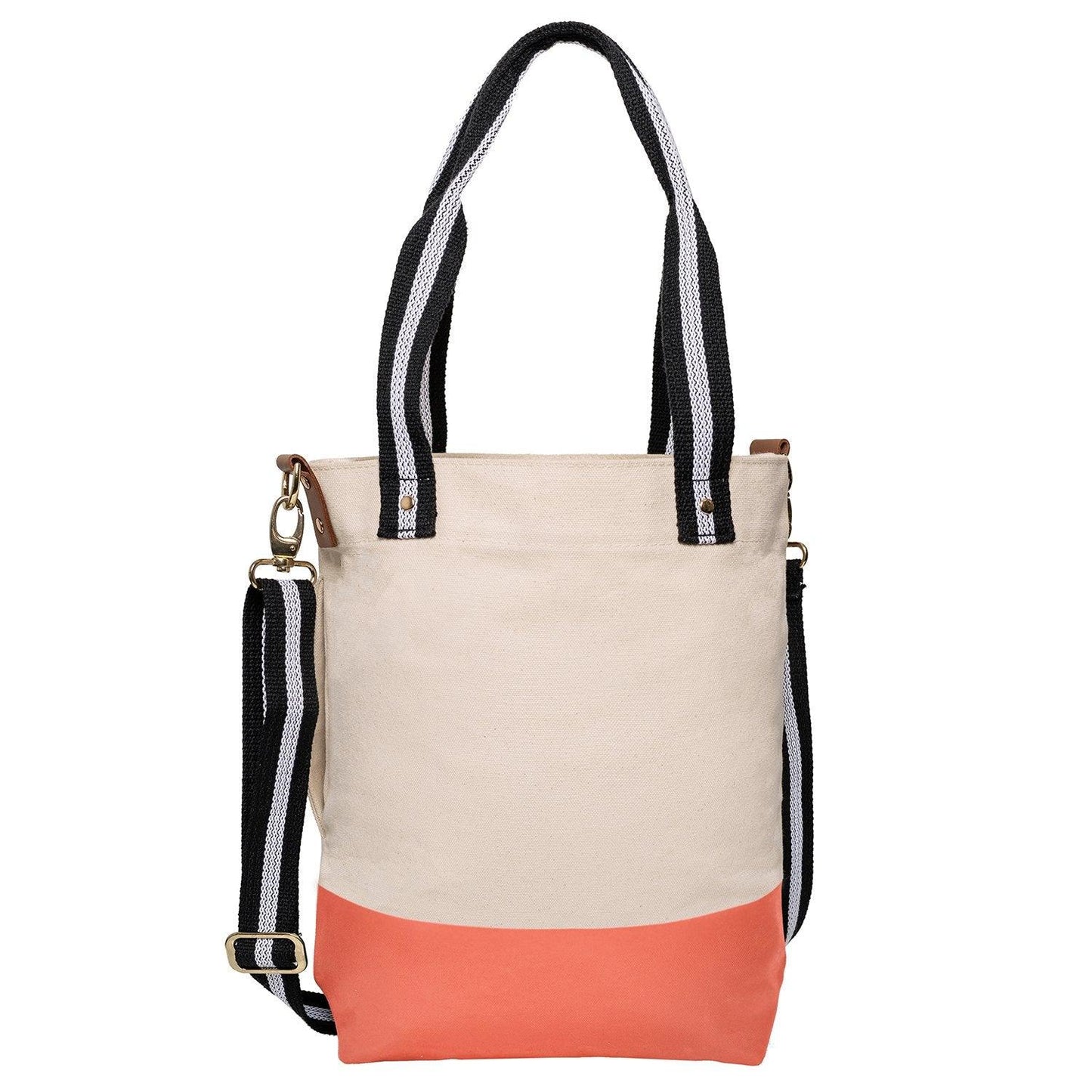 Dipped Tote with Black Strap - Tag&Crew