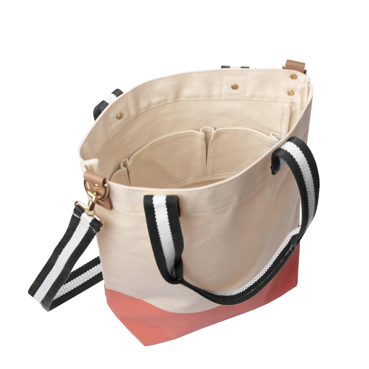 Dipped Tote with Black Strap - Tag&Crew