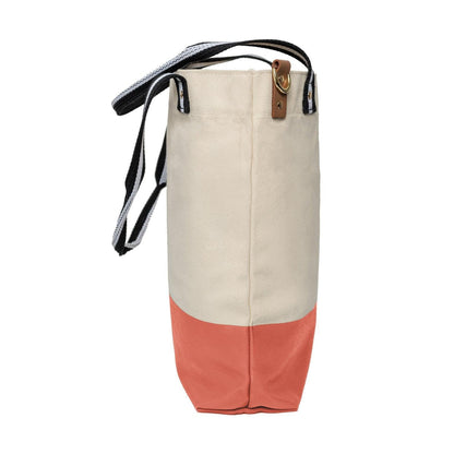 Dipped Tote with Black Strap - Tag&Crew