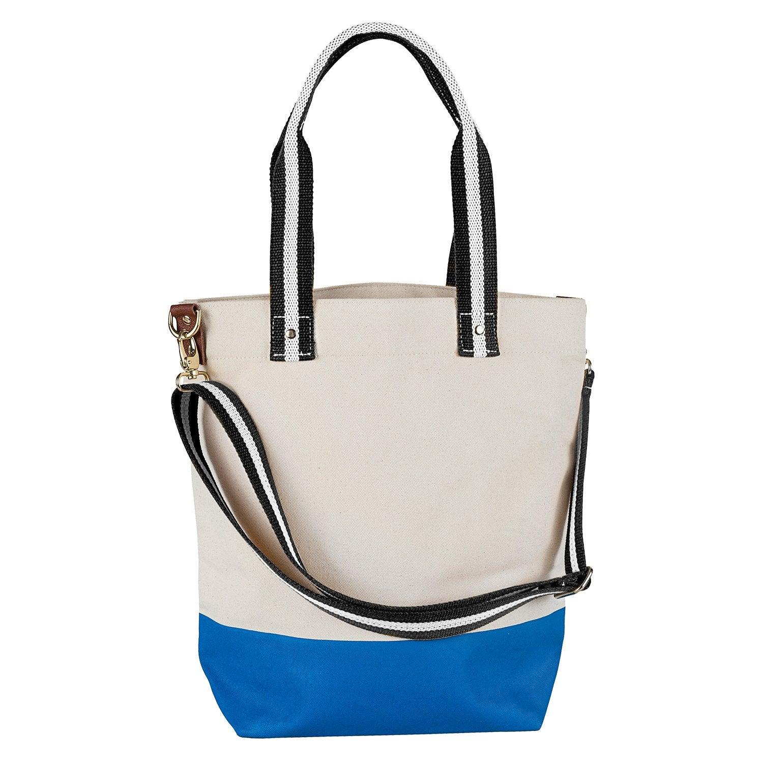 Dipped Tote with Black Strap - Tag&Crew