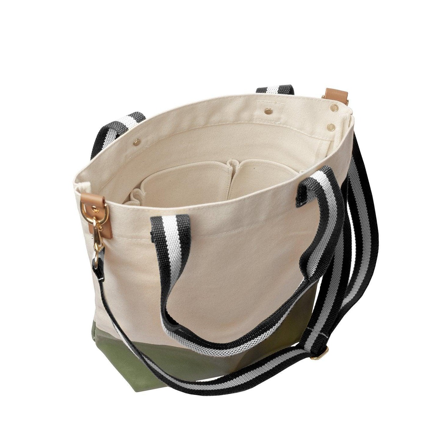 Dipped Tote with Black Strap - Tag&Crew