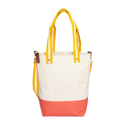 Dipped Tote with Yellow Strap - Tag&Crew