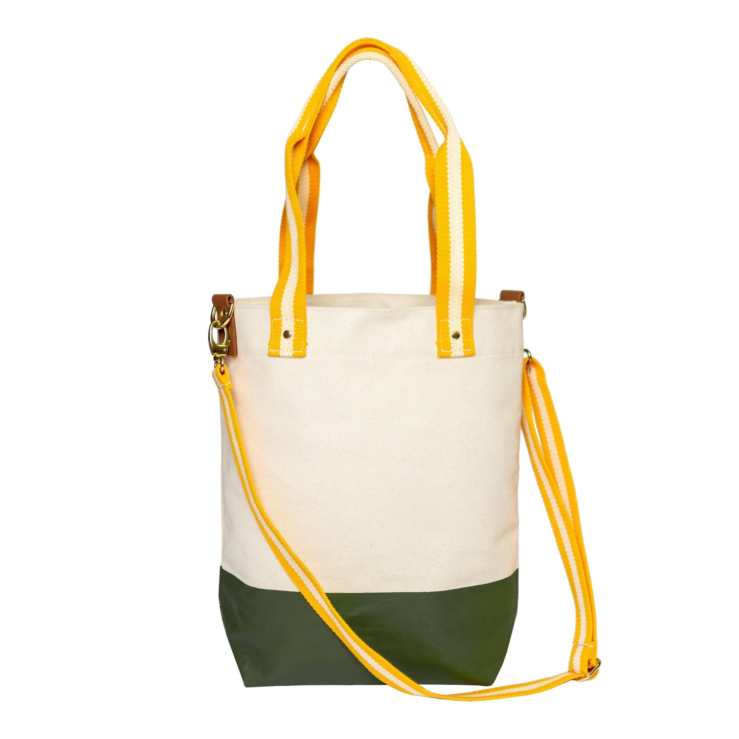 Dipped Tote with Yellow Strap - Tag&Crew