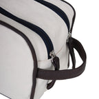 Dopp Kit Dual Zipper Closure 18 Oz Canvas