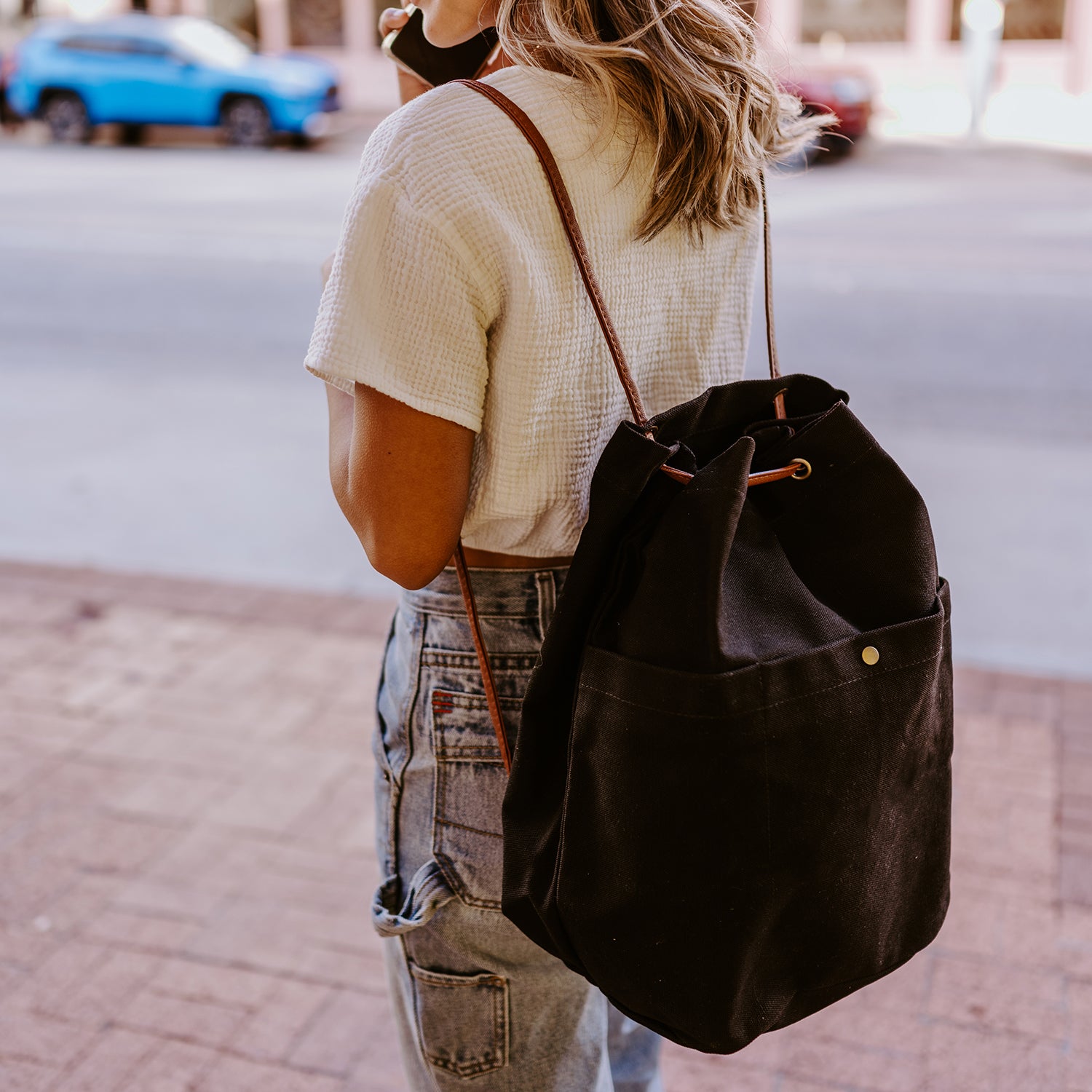 Drawstring Carry Backpack