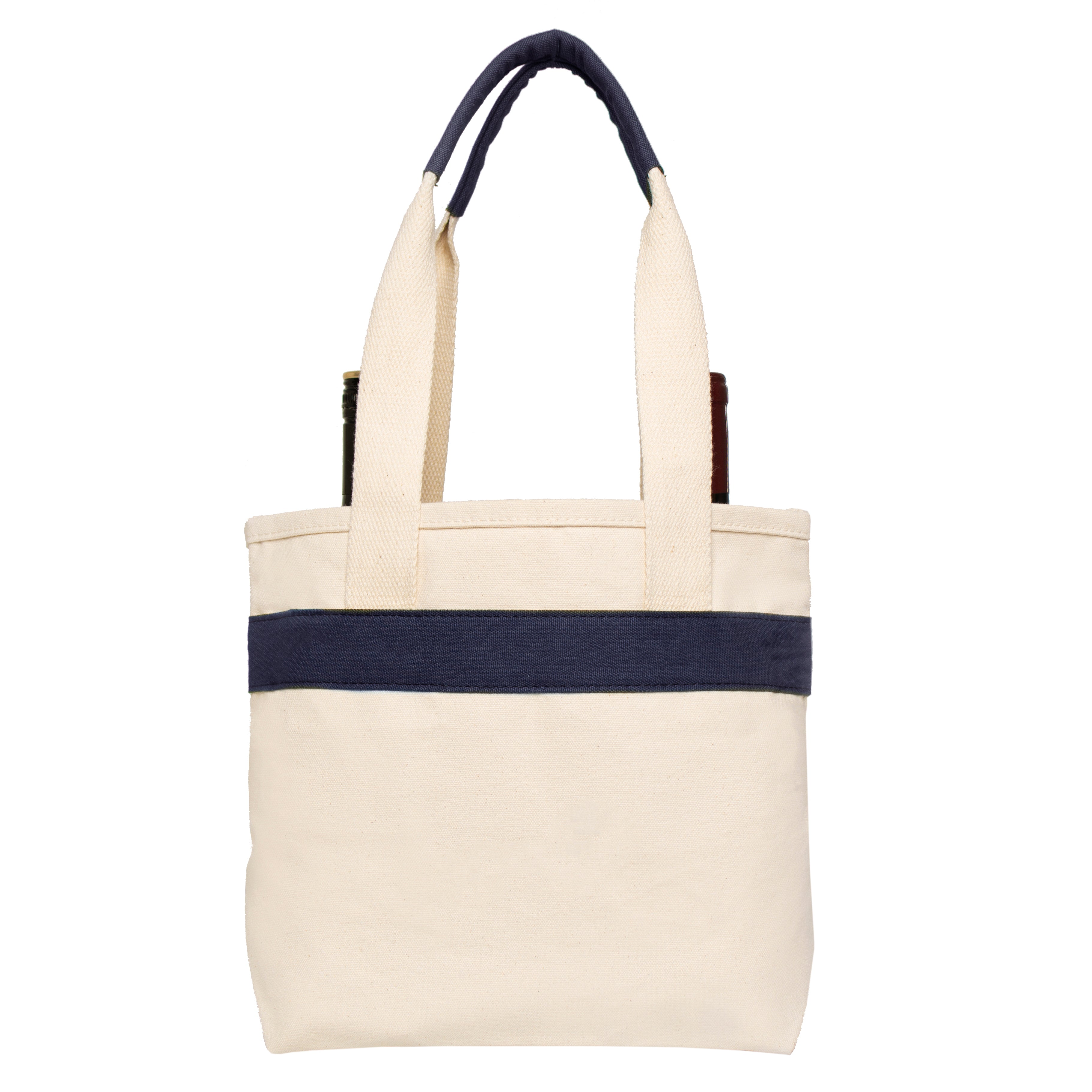 Grande Wine Tote 15 Oz Canvas