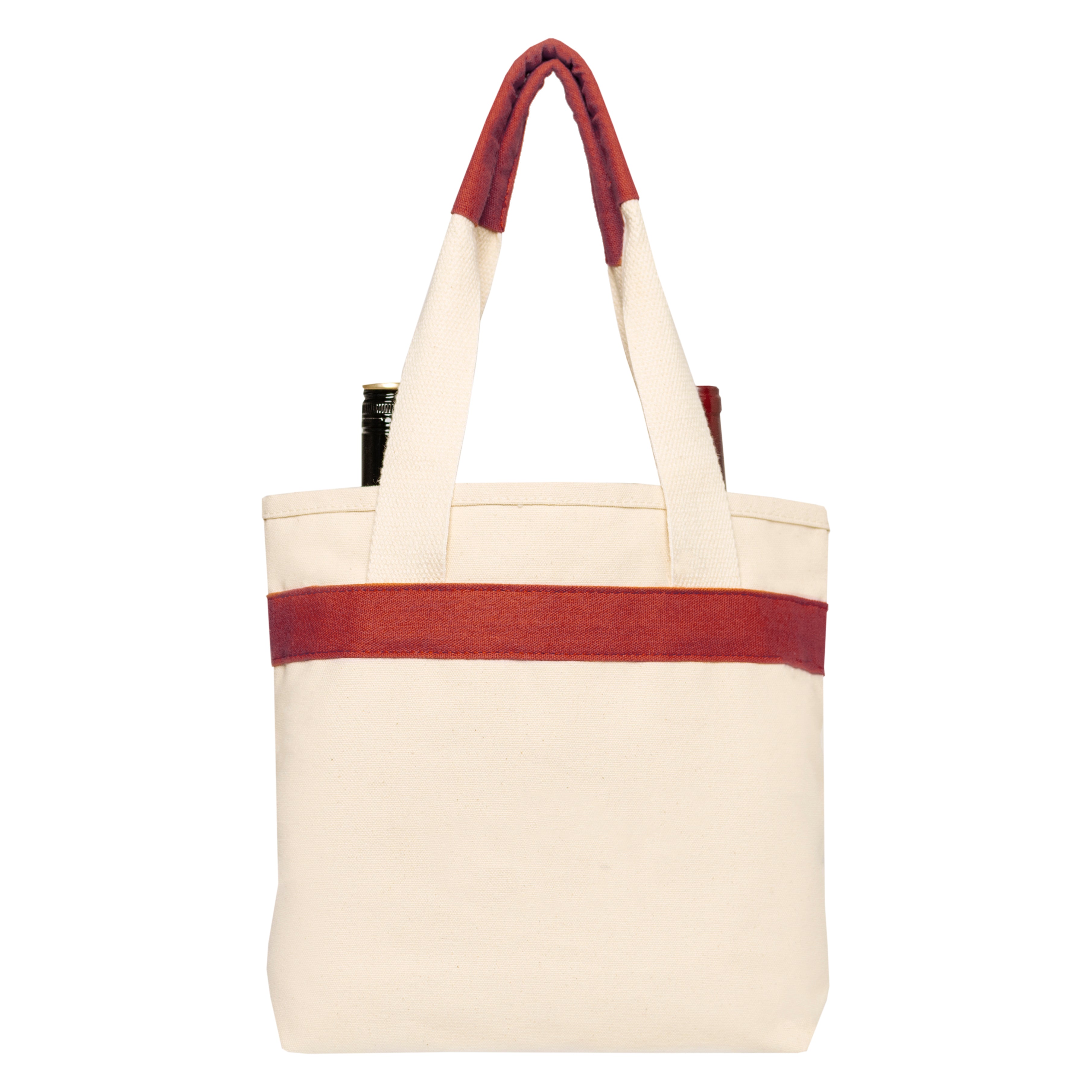 Grande Wine Tote 15 Oz Canvas