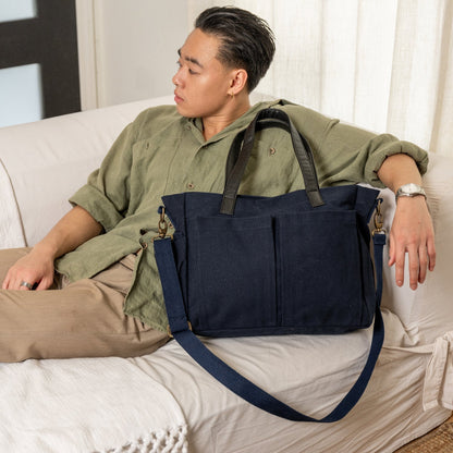 Irvine Laptop Messenger Tag&Crew Navy 