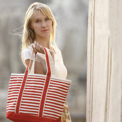 Boat Tote Medium Stripe - Tag&Crew