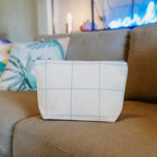 Hudson Pouch Wide Windowpane Plaid Tag&Crew 