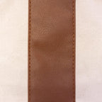 Leather Stripe Makeup Bag - Tag&Crew