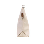 Leather Stripe Makeup Bag - Tag&Crew