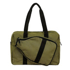 Madrid Pickle Ball Tote Tag&Crew Olive and Black Trim 