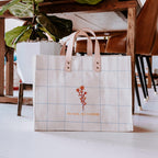 Manhattan Tote Windowpane Plaid - Tag&Crew