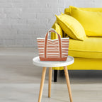 Ventura Tote Mini Stripe 15 Oz Heavyweight Canvas