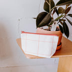 Hudson Pouch Wide Windowpane Plaid Tag&Crew 