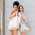 Market Tote Windowpane Plaid Tote Bag Tag&Crew 