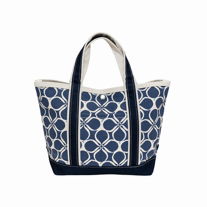 Ventura Tote Mini Blue Clover 18 Oz Heavyweight Canvas