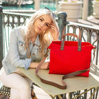Brooklyn Tote with Leather Straps - Tag&Crew